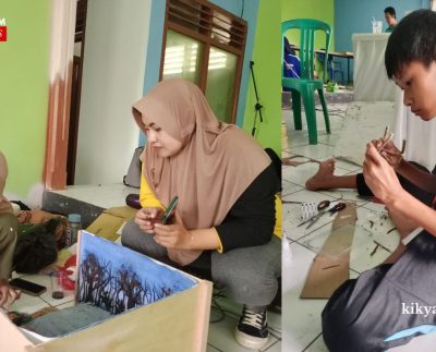 Inspirasi Kreasi Rebi Maulidi dan Kawan-kawan SMP N 5 Tanjungpandan di Lomba Diorama Gebyar Museum 2023