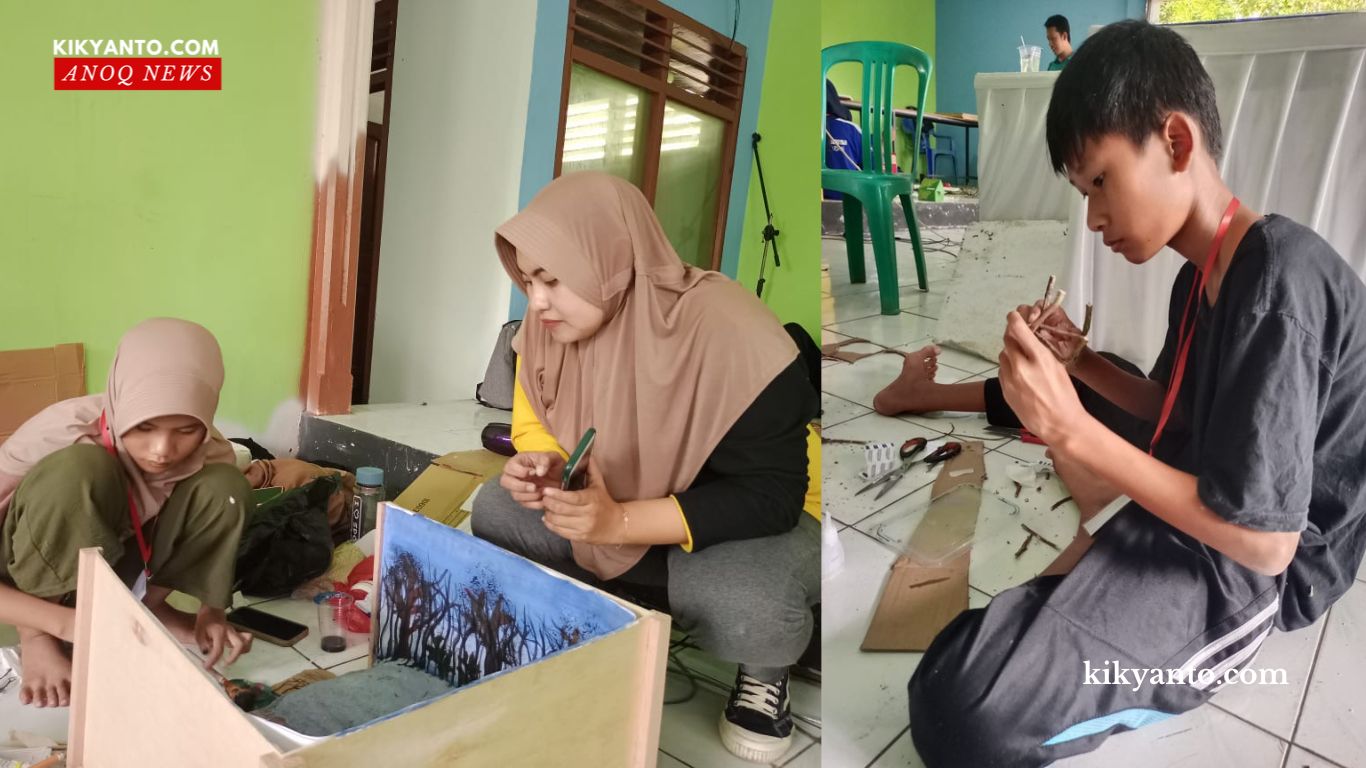 Inspirasi Kreasi Rebi Maulidi dan Kawan-kawan SMP N 5 Tanjungpandan di Lomba Diorama Gebyar Museum 2023