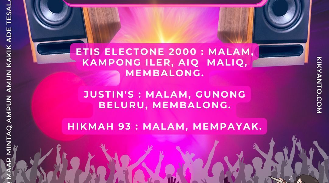 Jadwal Musik Belitung (Jadwal Madun Kite), Rabu 29 November 2023