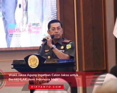 Wakil Jaksa Agung Dr. Sunarta Ingatkan Calon Jaksa untuk BerAKHLAK demi Indonesia Maju